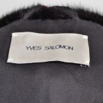 Yves Salomon Nerz Mink Mantel Coat black schwarz 34 (2)