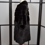 Yves Salomon Nerz Mink Mantel Coat black schwarz 34 (4)