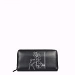 Givenchy Geldbörse Leder schwarz Bambi XL Wallet leather black