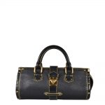 Louis Vuitton Tasche l#epanoui Leder schwarz PM gold