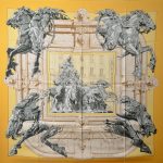 Hermes Carre Seidentuch la fontaine de bartholdi silk cloth