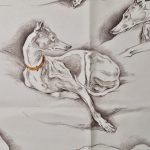 Hermes Carre levriers xavier de poret greyhound ewa lagan frankfurt secondhand (5)380