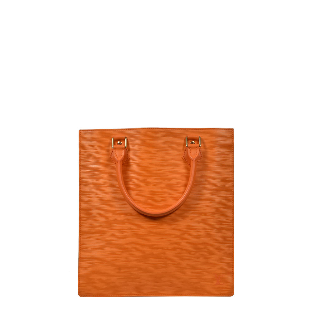 Louis Vuitton Bag Tasche Sac Plat Epi Leder orange PM