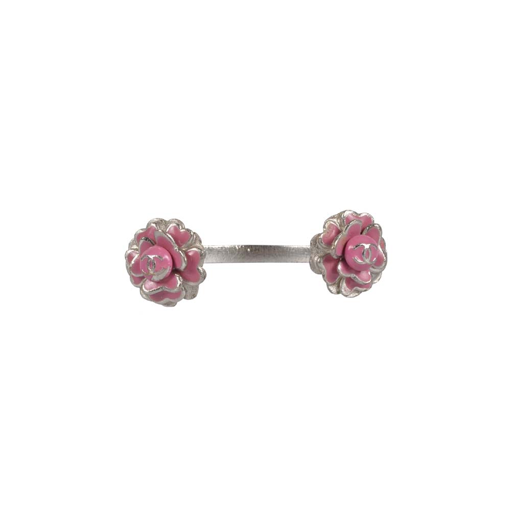 Chanel Armreif Camelie silber rosa Blume CC 600 ( ) Ewa Lagan Secondahdn Frankfurt Kopie