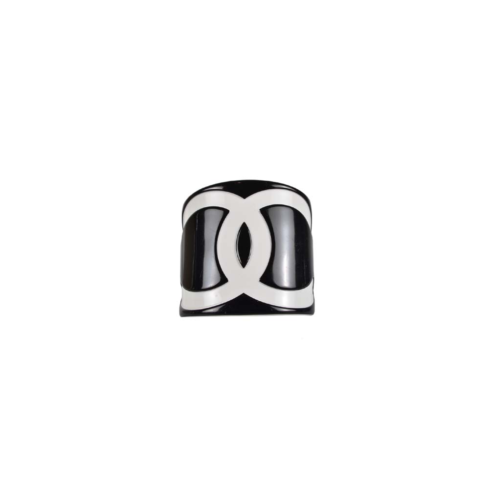 Chanel CC Logo Armband schwarz weiss 650 ( ) Ewa Lagan Secondahdn Frankfurt Kopie