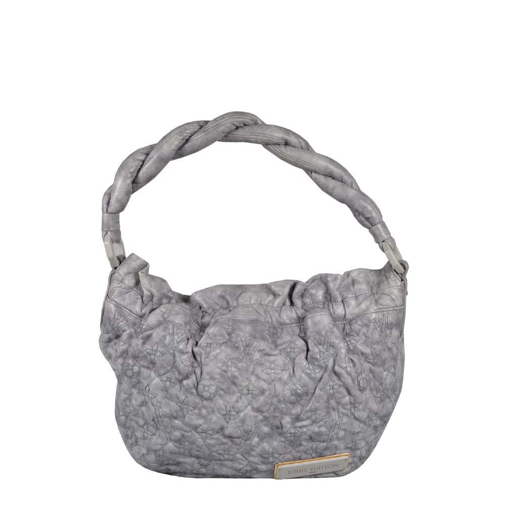 Louis Vuitton Tasche Olympe Nimbus leatherbag silver