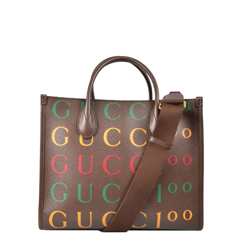 Gucci Tasche 100 Tote Bag Braun GG Muster 2.000 ( 32x 26x 14cm) ewa lagan secondhand frankfurt