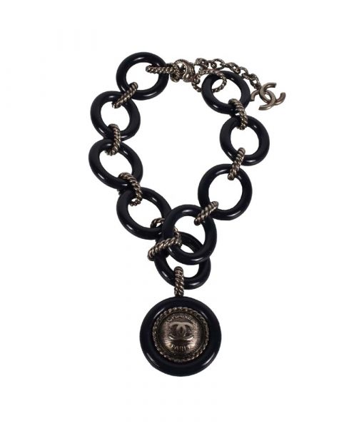 Chanel Kette Necklace darkblue 1500EUR Kopie