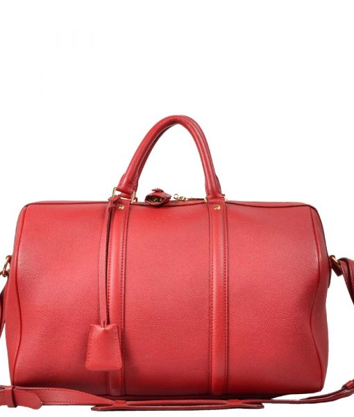 Louis Vuitton Tasche Sofia Copola 40 Leder Rot Schulterriemen 1800EUR (40x 26x 16cm) ewa lagan secondhand frankfurt