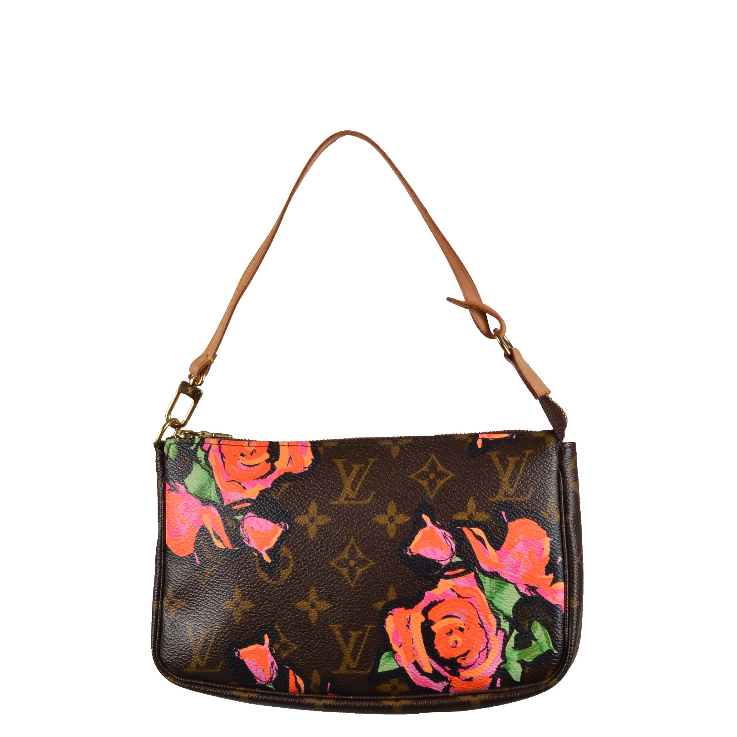 Louis Vuitton Pochette Stephen Sprouses Roses Limited Edition Monogram 2009