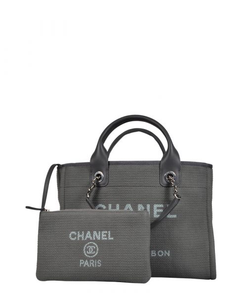 Chanel Tasche Deauville grau Kopie