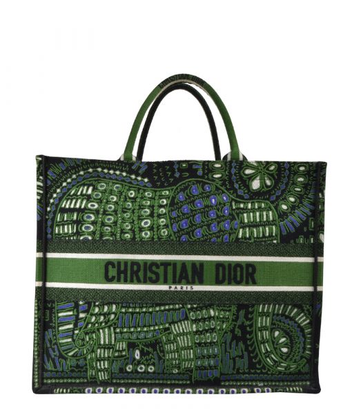 Dior Bookbag grün weiß blau Kopie