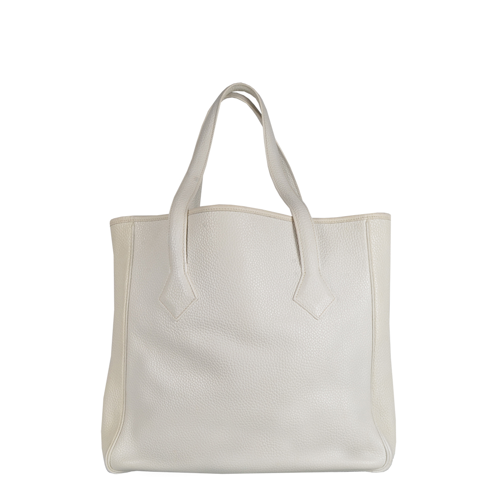 Hermes Victoria Shopper Togo Leder Weiß Tasche bag